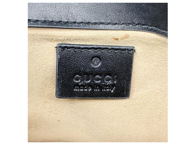Borsa a tracolla Gucci GG Marmont Nero - vista 5