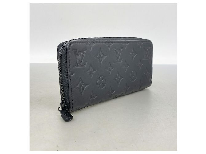 Louis Vuitton Monogram Shadow Zippy Wallet Black - view 2