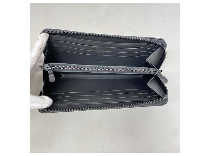 Louis Vuitton Monogram Shadow Zippy Wallet Black - view 3