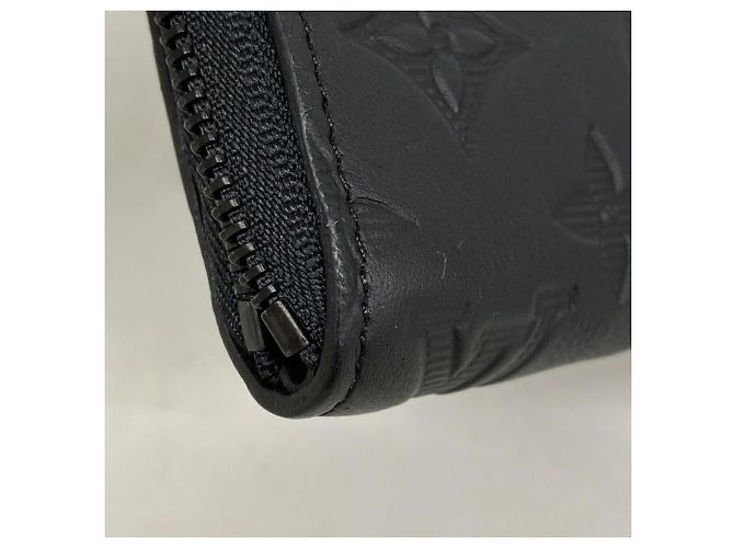 Louis Vuitton Monogram Shadow Zippy Wallet Black - view 5