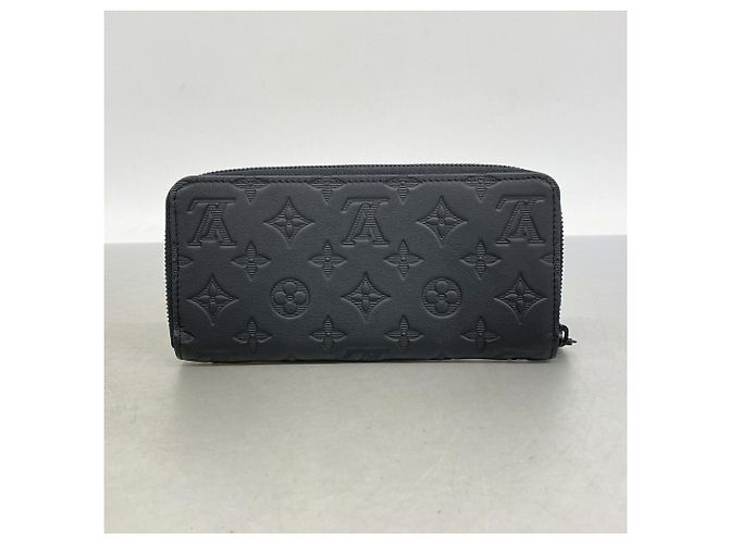 Louis Vuitton Monogram Shadow Zippy Wallet Black - view 7