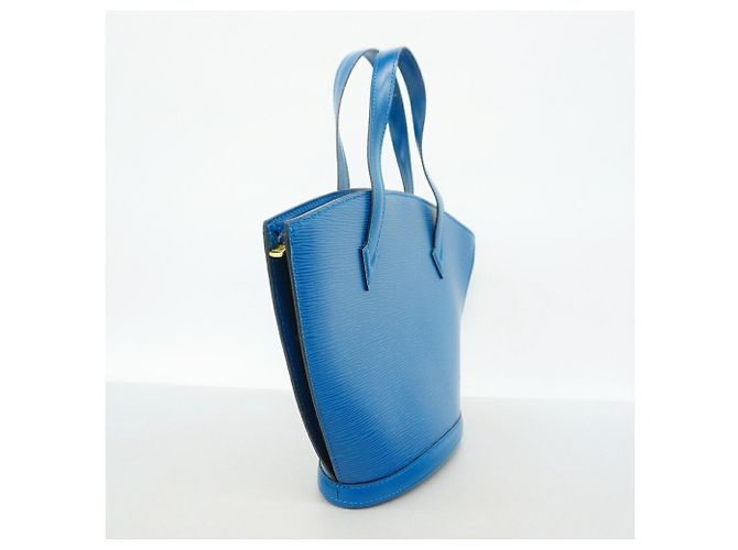 Borsa Louis Vuitton Epi Saint Jacques in Toledo Blue - vista 2