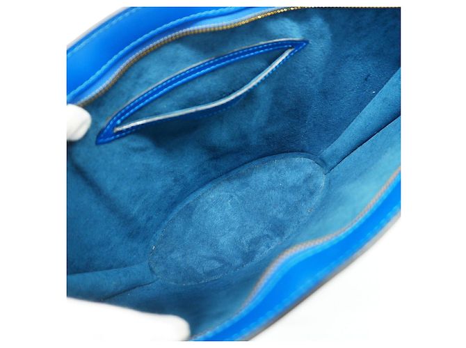 Borsa Louis Vuitton Epi Saint Jacques in Toledo Blue - vista 4