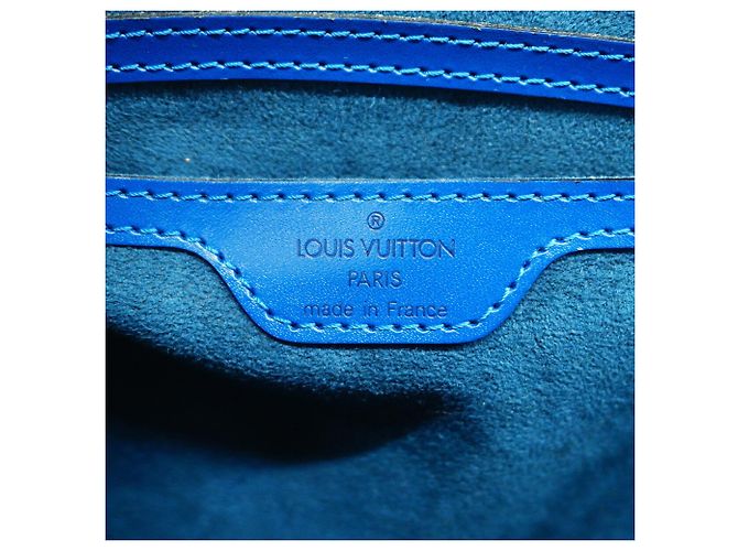 Borsa Louis Vuitton Epi Saint Jacques in Toledo Blue - vista 5