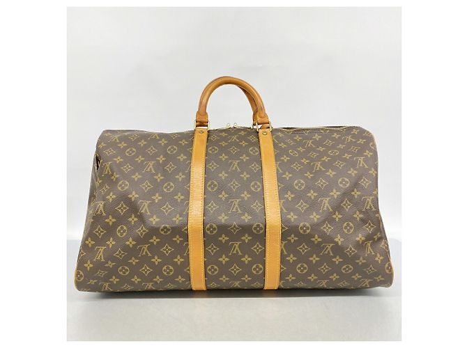 Keepall Borsa Boston Louis Vuitton Marrone - vista 10