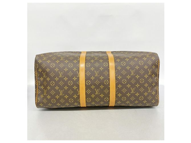 Keepall Borsa Boston Louis Vuitton Marrone - vista 3