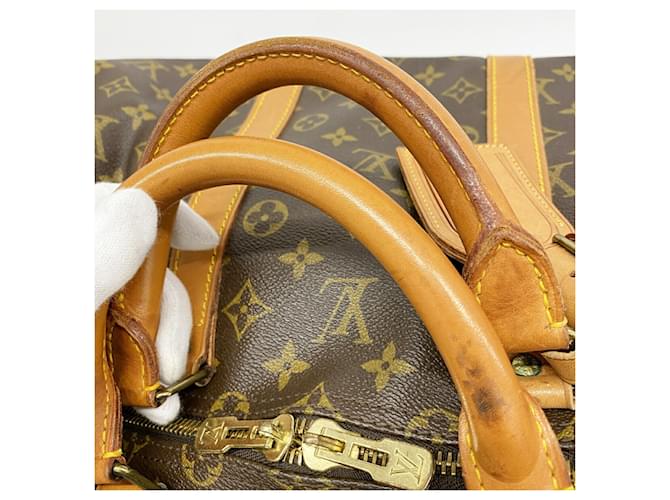 Keepall Borsa Boston Louis Vuitton Marrone - vista 8