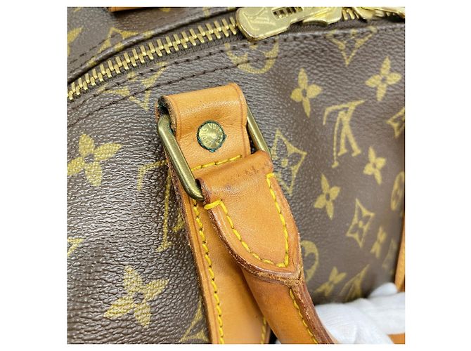 Keepall Borsa Boston Louis Vuitton Marrone - vista 9