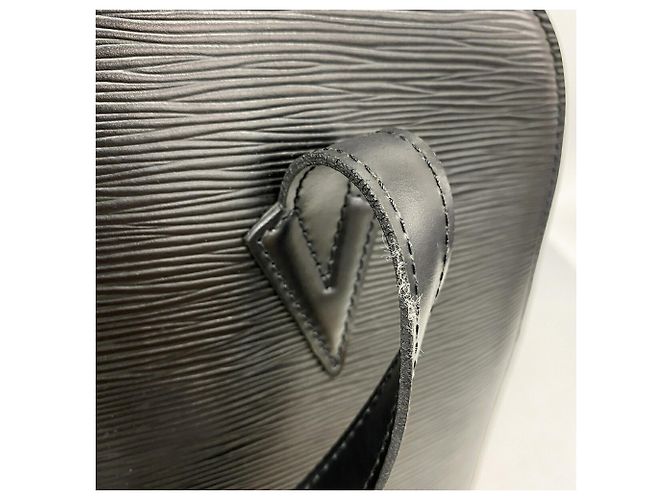 Borsa a tracolla Louis Vuitton Epi Lussac Nero - vista 8