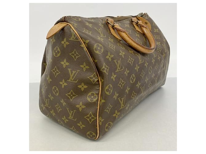 Borsa Louis Vuitton Monogram Speedy 35 M41107 Marrone - vista 2