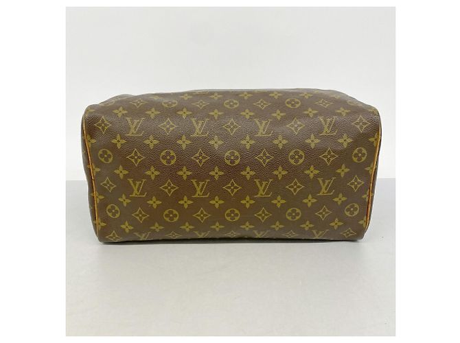 Borsa Louis Vuitton Monogram Speedy 35 M41107 Marrone - vista 3