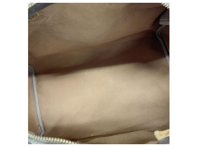 Borsa Louis Vuitton Monogram Speedy 35 M41107 Marrone - vista 4
