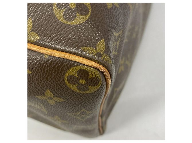 Borsa Louis Vuitton Monogram Speedy 35 M41107 Marrone - vista 6