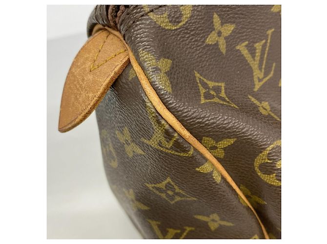 Borsa Louis Vuitton Monogram Speedy 35 M41107 Marrone - vista 7