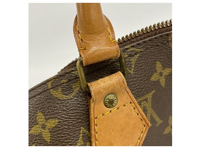 Borsa Louis Vuitton Monogram Speedy 35 M41107 Marrone - vista 9
