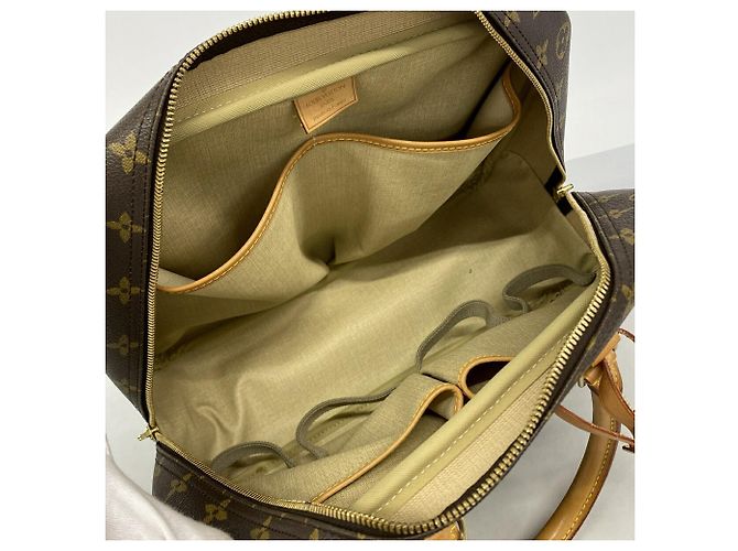 Borsa Louis Vuitton Monogram Deauville Marrone - vista 4