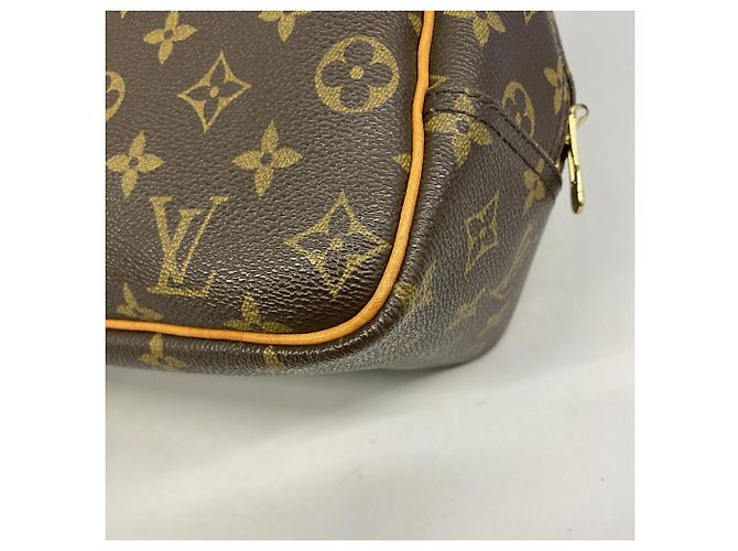 Borsa Louis Vuitton Monogram Deauville Marrone - vista 6