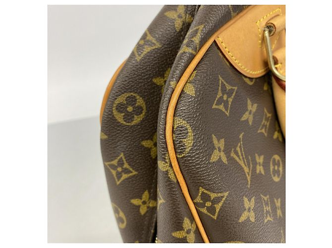Borsa Louis Vuitton Monogram Deauville Marrone - vista 7