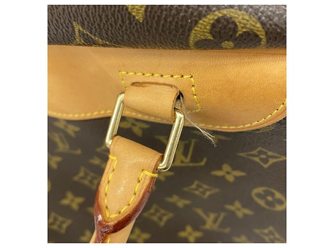 Borsa Louis Vuitton Monogram Deauville Marrone - vista 8