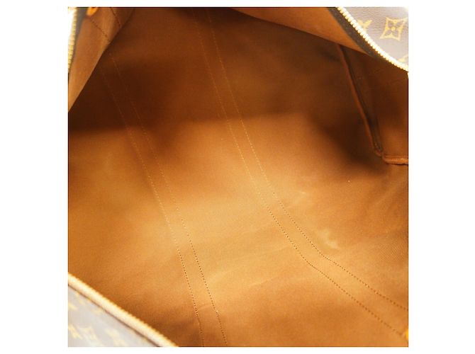 Louis Vuitton Boston Monogram Keepall Bandoulière 50 Marrone - vista 4