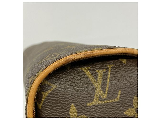 Borsa a tracolla Louis Vuitton Monogram Abbesses Marrone - vista 8