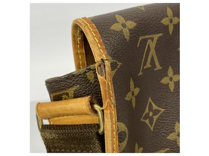 Borsa a tracolla Louis Vuitton Monogram Bosphore PM Marrone - vista 6
