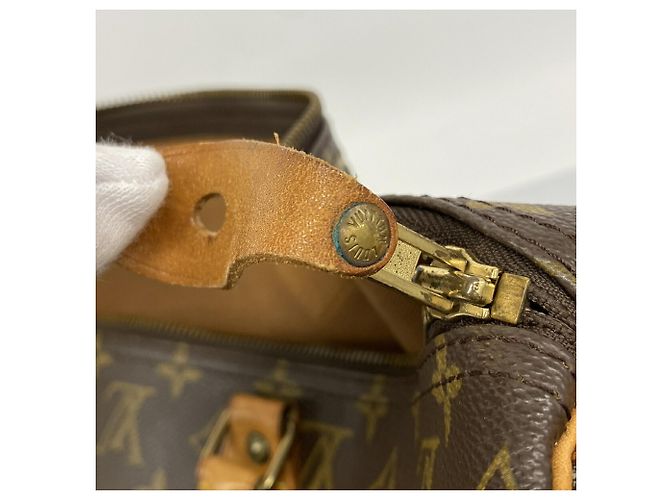 Borsa Louis Vuitton Monogram Speedy 40 Marrone - vista 10