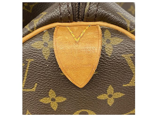 Borsa Louis Vuitton Monogram Speedy 40 Marrone - vista 5
