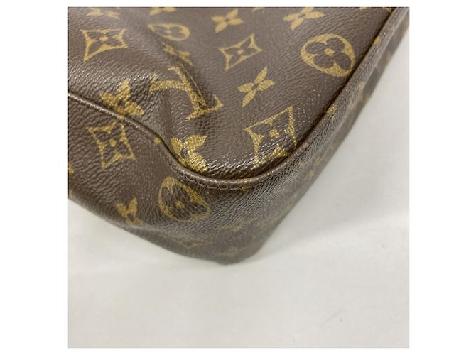Borsa a tracolla Louis Vuitton Monogram Looping GM Marrone - vista 8