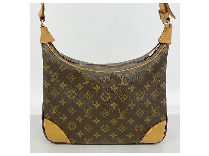 Borsa a tracolla Louis Vuitton Monogram Boulogne 30 Marrone - vista 10