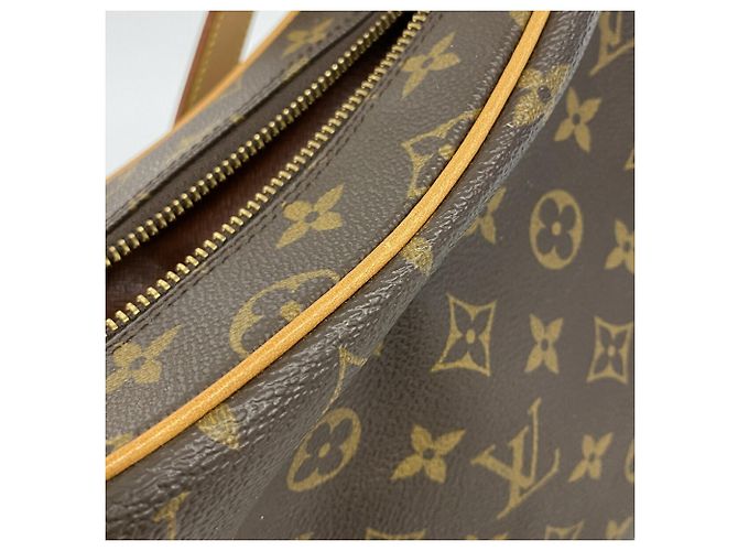 Borsa a tracolla Louis Vuitton Monogram Boulogne 30 Marrone - vista 7