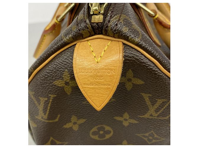 Louis Vuitton Monogram Speedy 25 Handtasche Braun - Ansicht 5