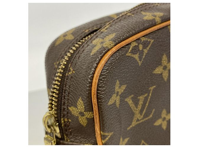 Borsa a tracolla Louis Vuitton Monogram Amazon Marrone - vista 7