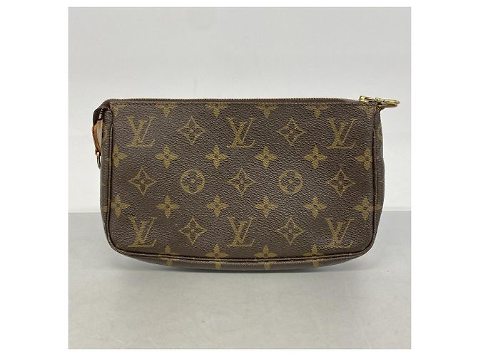 Louis Vuitton Monogram Pochette Accessoires Bag/Pouch M51980 Marrone - vista 10