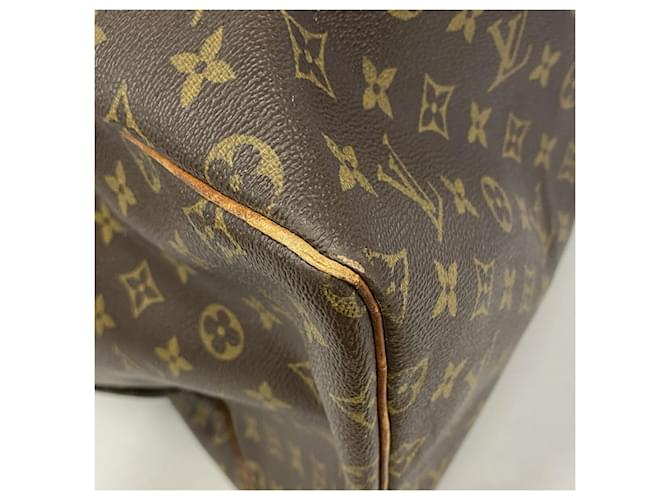 Louis Vuitton Boston Monogram Keepall 55 Marrone - vista 6