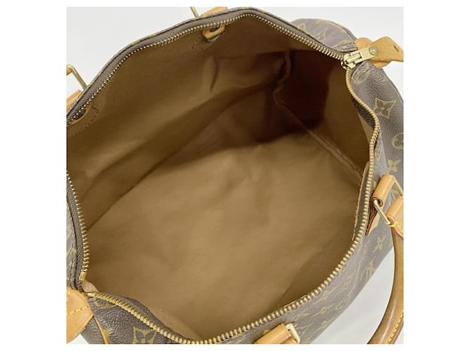 Borsa Louis Vuitton Monogram Speedy 35 Marrone - vista 4