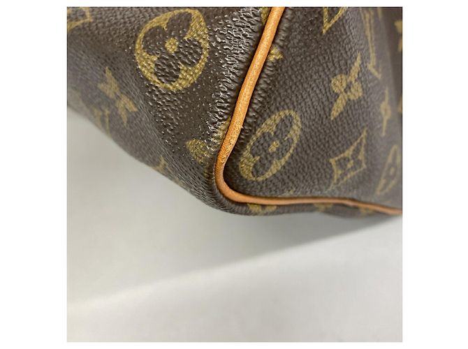 Borsa Louis Vuitton Monogram Speedy 35 Marrone - vista 6