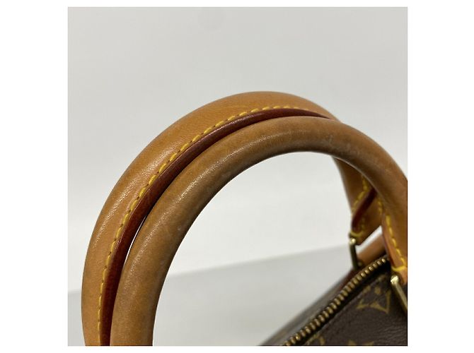 Borsa Louis Vuitton Monogram Speedy 35 Marrone - vista 7