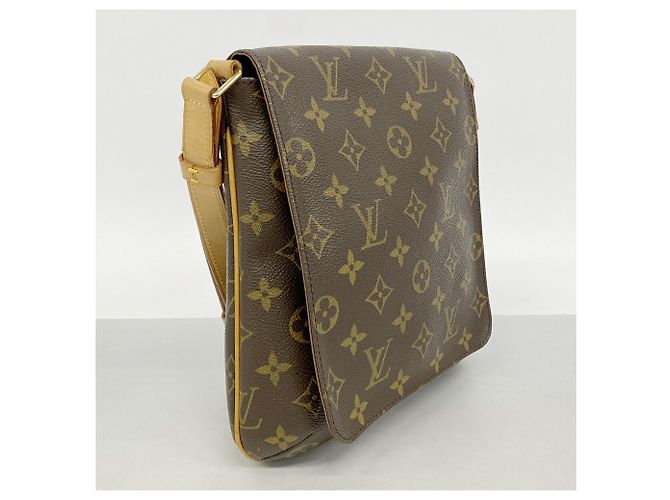 Borsa a tracolla Louis Vuitton Monogram Musette Salsa Marrone - vista 2