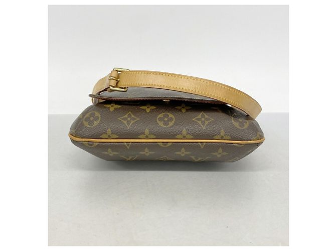 Borsa a tracolla Louis Vuitton Monogram Musette Salsa Marrone - vista 3