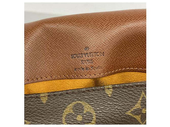Borsa a tracolla Louis Vuitton Monogram Musette Salsa Marrone - vista 5