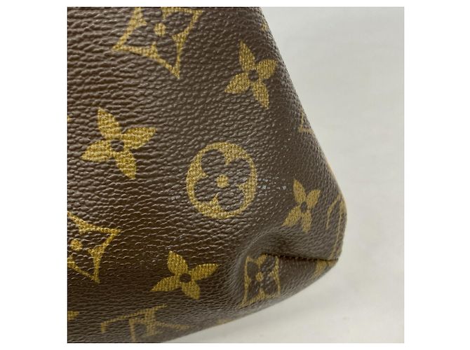 Borsa a tracolla Louis Vuitton Monogram Musette Salsa Marrone - vista 9