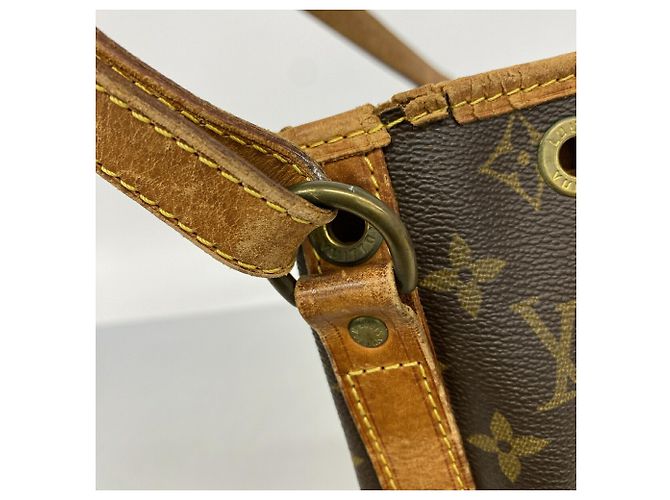 Borsa a tracolla Louis Vuitton Monogram Noe M42224 Marrone - vista 10