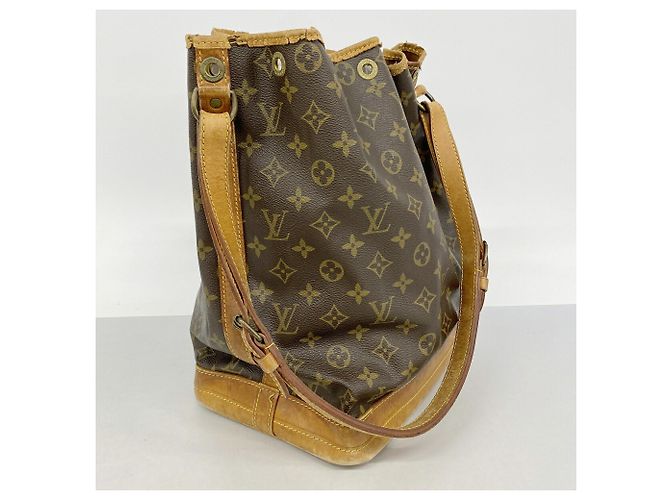 Borsa a tracolla Louis Vuitton Monogram Noe M42224 Marrone - vista 2