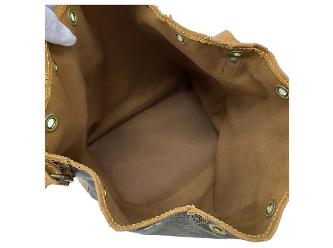 Borsa a tracolla Louis Vuitton Monogram Noe M42224 Marrone - vista 4