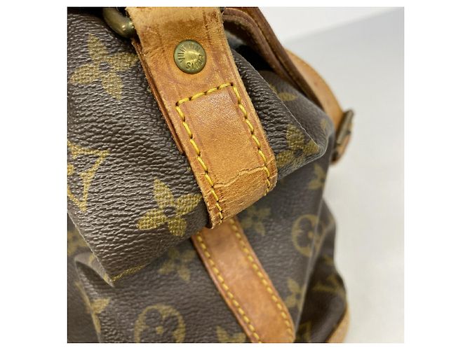 Borsa a tracolla Louis Vuitton Monogram Noe M42224 Marrone - vista 8