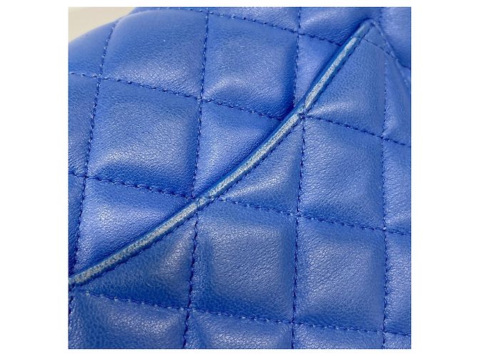 Borsa a spalla Mini Matelassé con catena Chanel Blu - vista 9