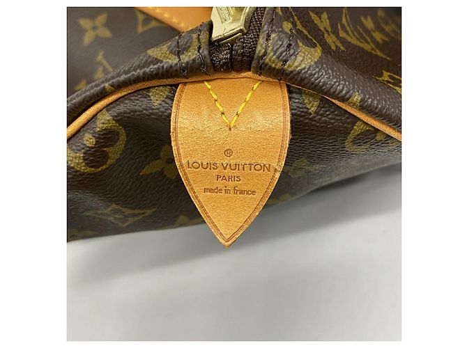 Borsa Louis Vuitton Boston Monogram Keepall 50 Marrone - vista 5