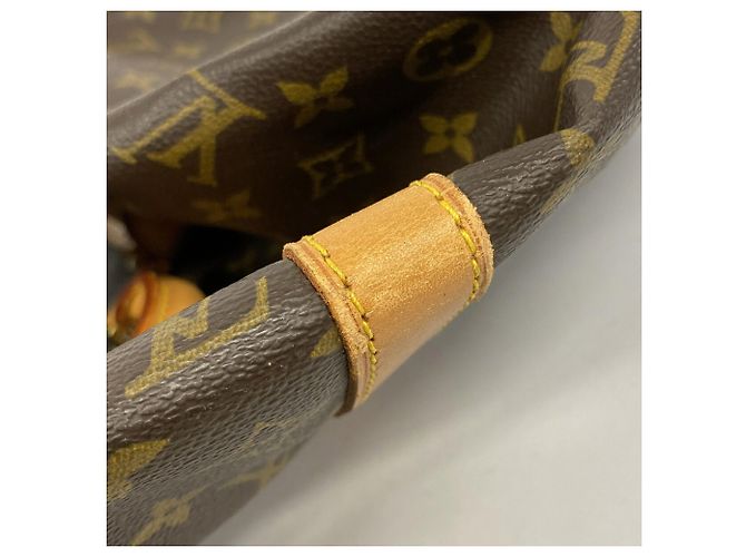 Borsa Louis Vuitton Boston Monogram Keepall 50 Marrone - vista 8