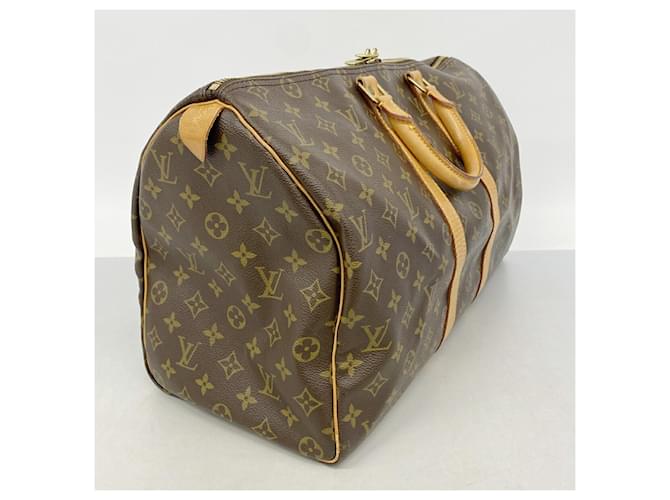 Louis Vuitton Boston Monogram Keepall 45 Marrone - vista 2